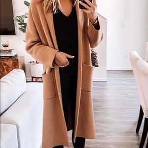 Mango over sized sweater coat. Brand new. Never worn.